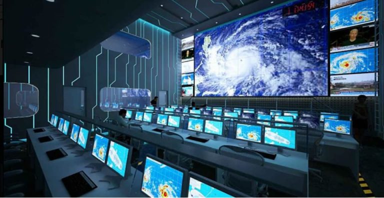Look: Duterte utilizes new state-of-the-art command center to deal with Ompong’s onslaught