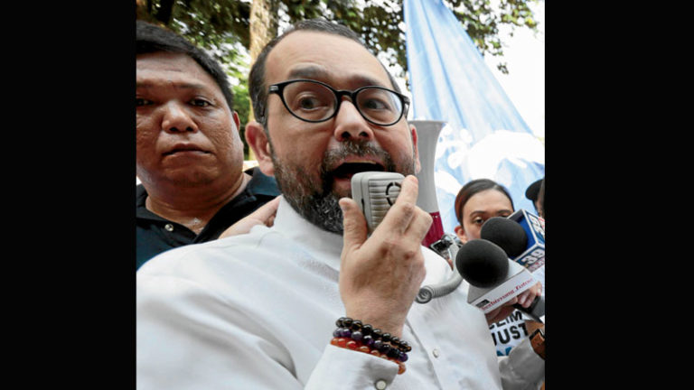 Gascon has a P3M govt salary; he spreads lies to the world on PH situation