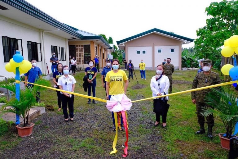 Davao City inaugurated the temporary residential for CPP-NPA who have returned to the fold of the law