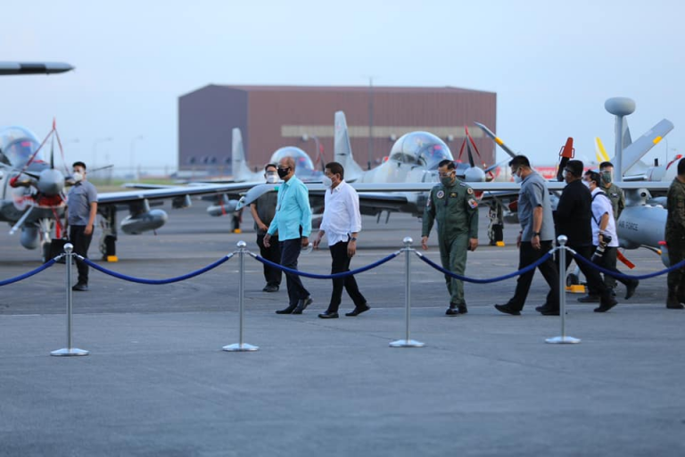 President Duterte inspects new air assets, plans to add more