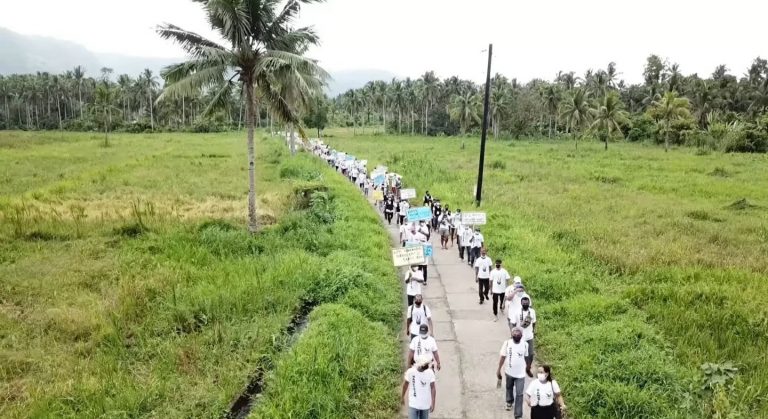 Mahigit 500 katao na mga residente ng Calbayog, Nag ALSA MASA kontra NPA