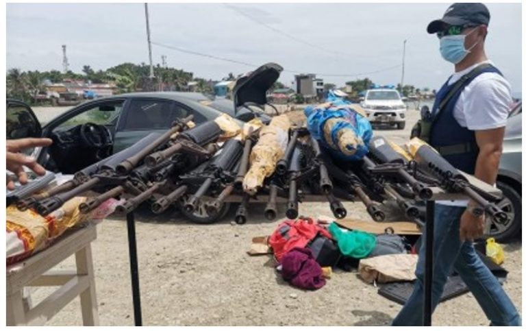 High-powered guns bound for Mindanao seized in N. Samar port