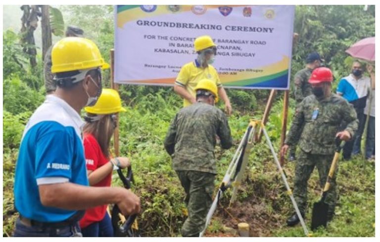 Village in Zambo Sibugay town gets P15-M ELCAC road project