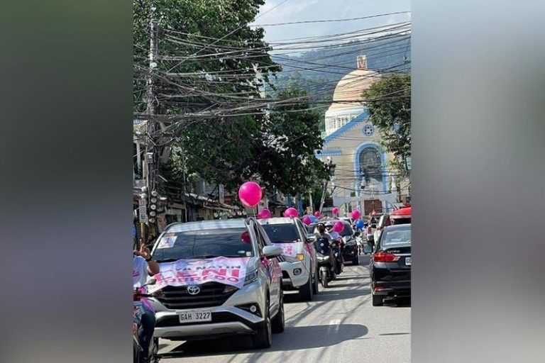 Cebu City Transportation Office said only 20 vehicles joined the Cebu City caravan for Leni