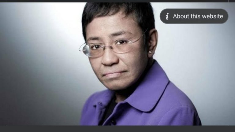 Sign the Petition: Recall the Nobel Prize of Maria Ressa v.​2