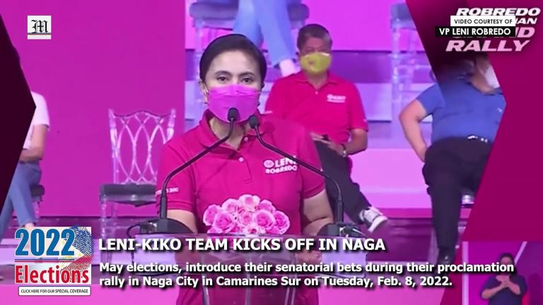 Panoorin: Sigaw ng mga supporters na dumalo sa rally ni Leni Robredo “BBM”